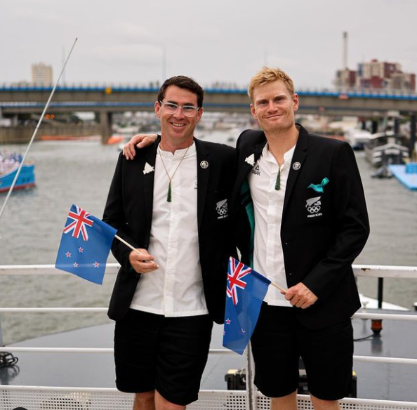 Aaron Osborne and Finn Butcher Credit: NZ Team, NZOC